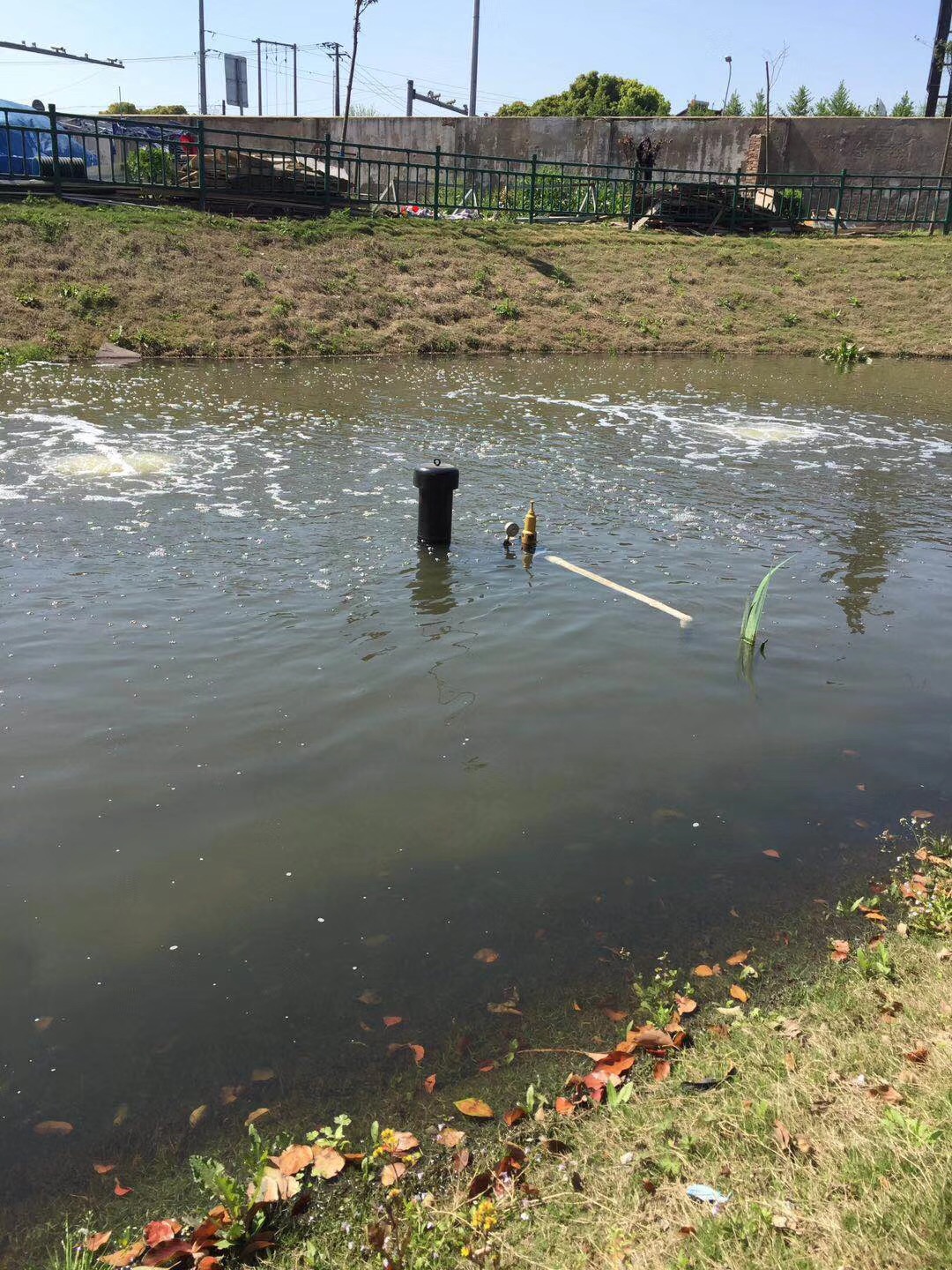 太仓龙铁沉水风机应用于浙江宁波河道治理